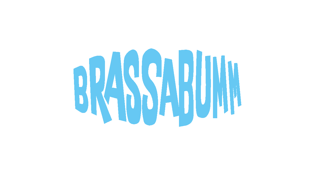 Brassabumm logo white